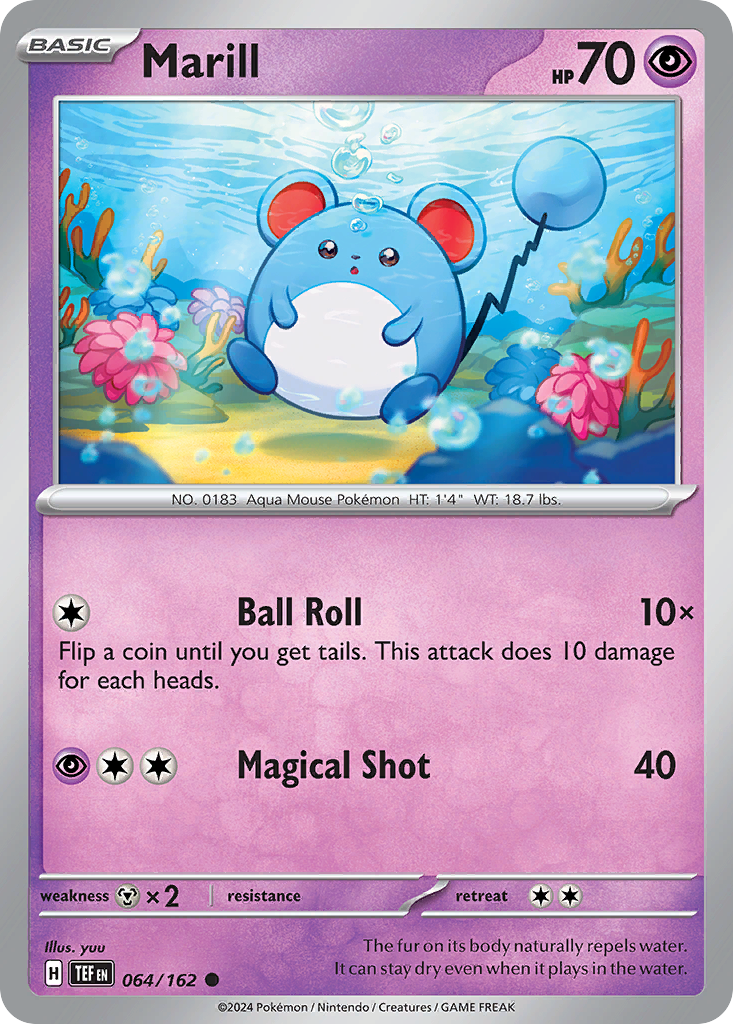 064/162 - Marill - [Common] - Reverse Holo