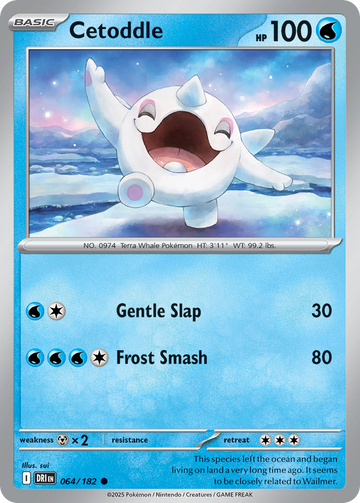 064/182 - Cetoddle - [Common] - Reverse Holo
