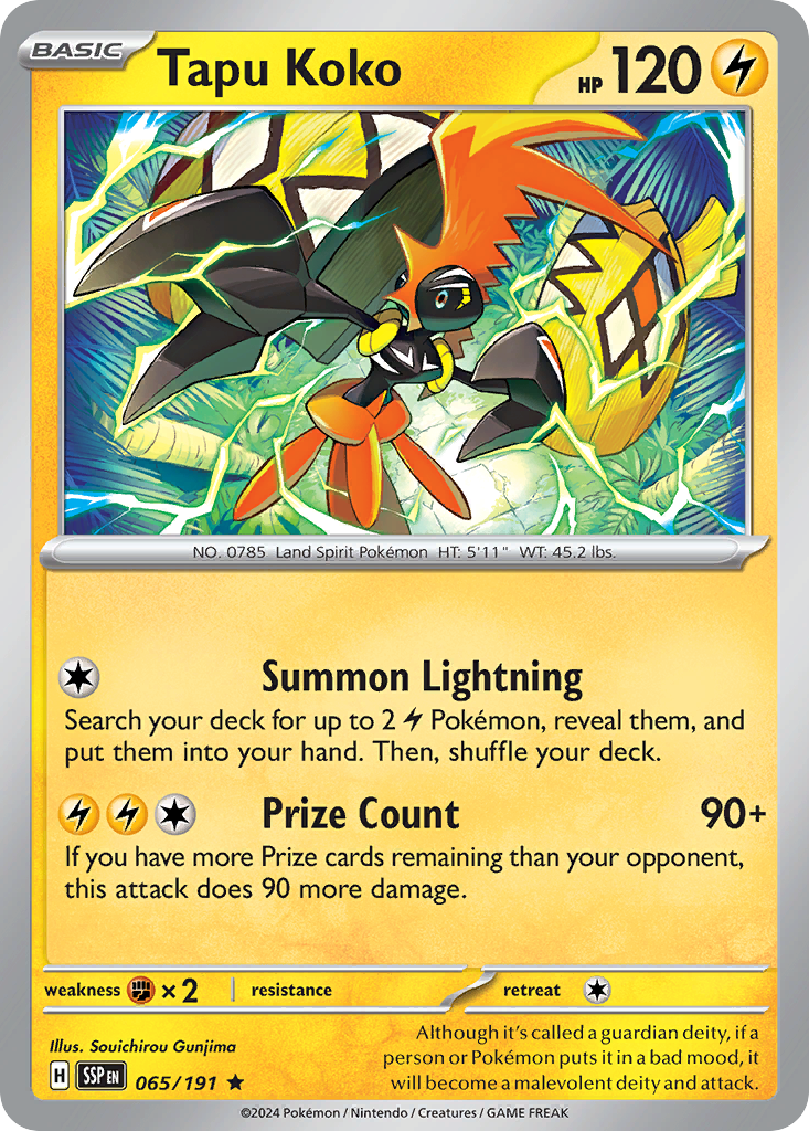 065/191 - Tapu Koko - [Rare]