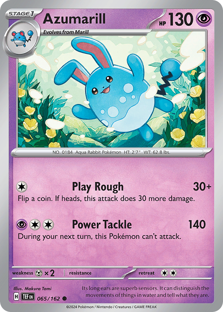 065/162 - Azumarill - [Common] - Reverse Holo