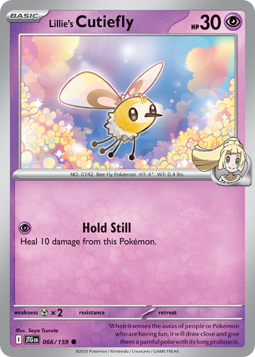 066/159 - Lillie's Cutiefly - [Common] - Reverse Holo