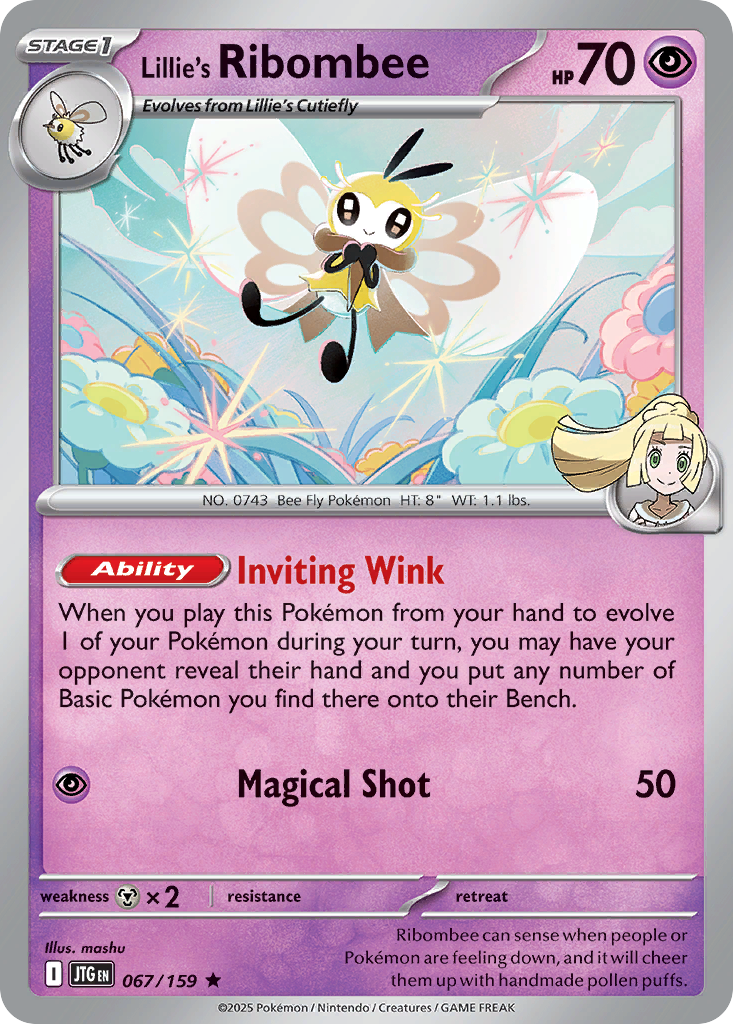 067/159 - Lillie's Ribombee - [Rare]