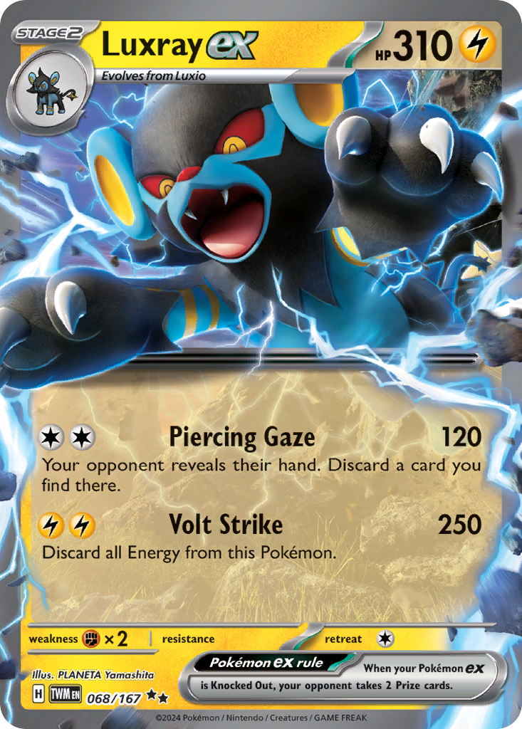 068/167 - Luxray ex - [Double Rare]