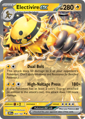 069/182 - Electivire ex - [Double Rare]