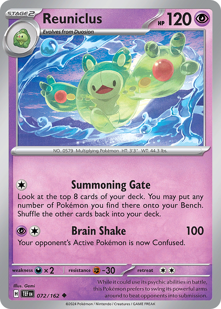 072/162 - Reuniclus - [Uncommon] - Reverse Holo