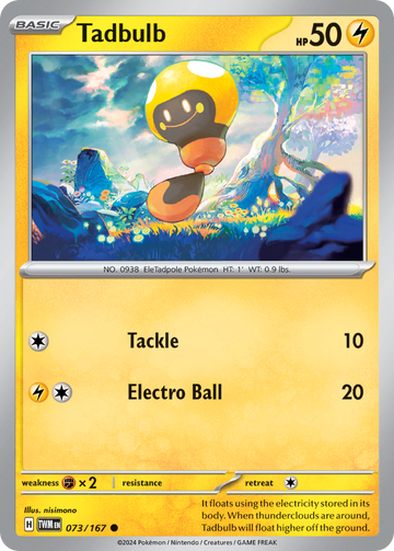 073/167 - Tadbulb - [Common] - Reverse Holo