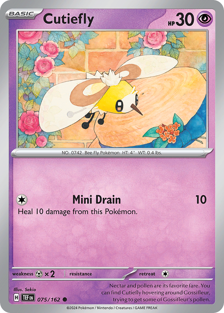 075/162 - Cutiefly - [Common] - Reverse Holo