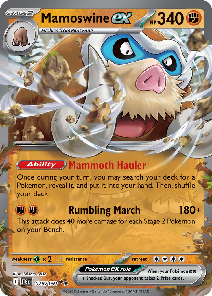 079/159 - Mamoswine ex - [Double Rare]