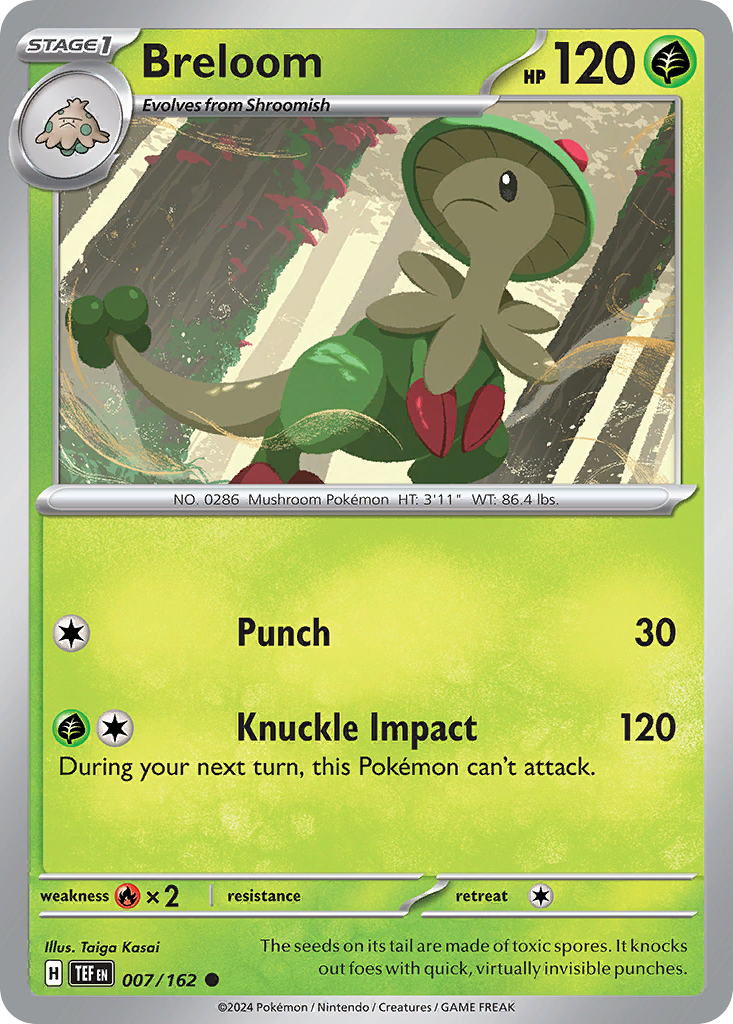 007/162 - Breloom - [Common] - Reverse Holo