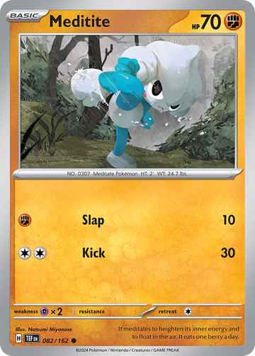 082/162 - Meditite - [Common] - Reverse Holo