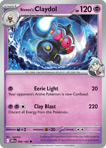 084/182 - Steven's Claydol - [Uncommon]