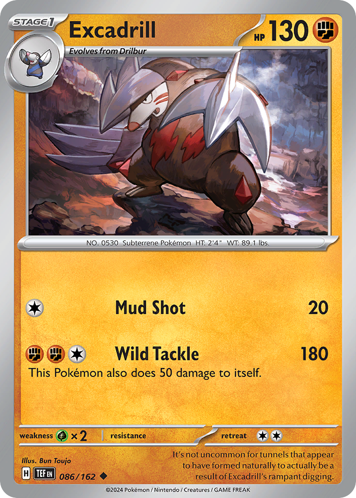 086/162 - Excadrill - [Uncommon] - Reverse Holo