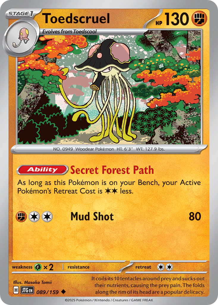 089/159 - Toedscruel - [Uncommon] - Reverse Holo