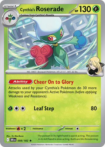 008/182 - Cynthia's Roserade - [Rare]