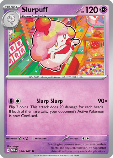 090/167 - Slurpuff - [Uncommon] - Reverse Holo