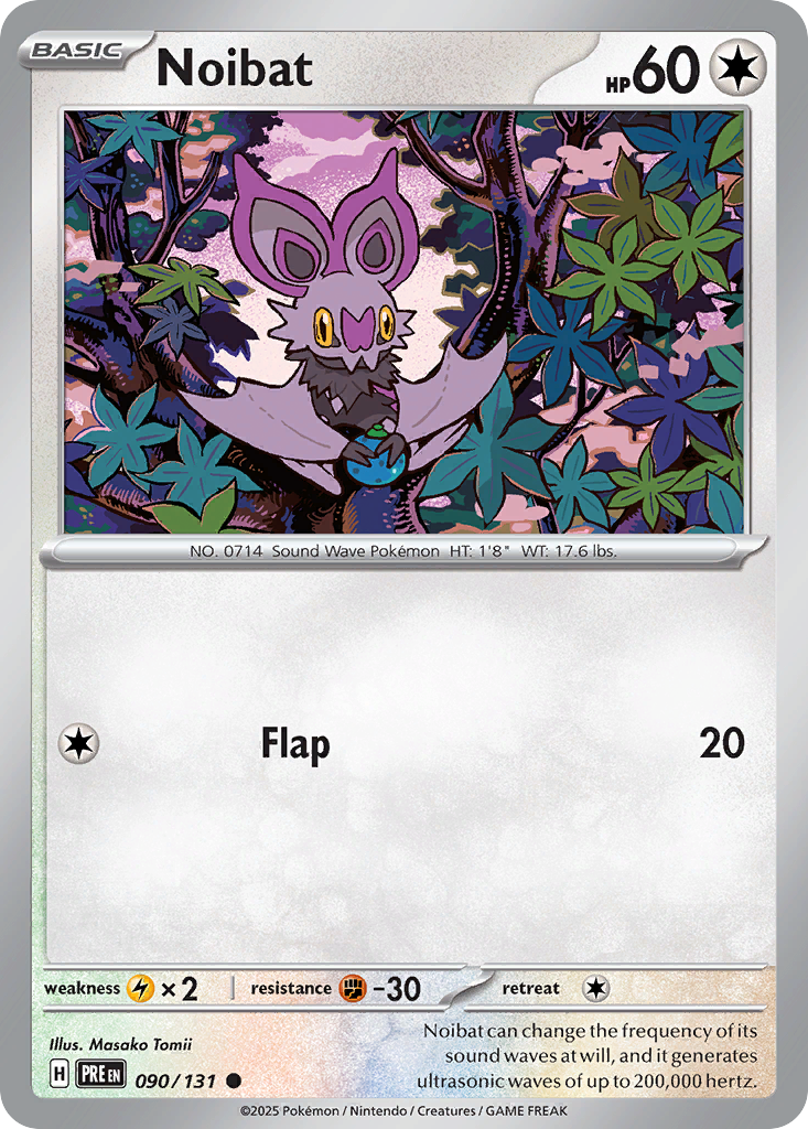 090/131 - Noibat - [Common] - Reverse Holo