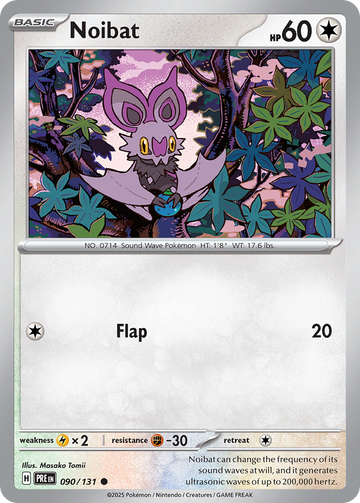 090/131 - Noibat - [Common] - Reverse Holo