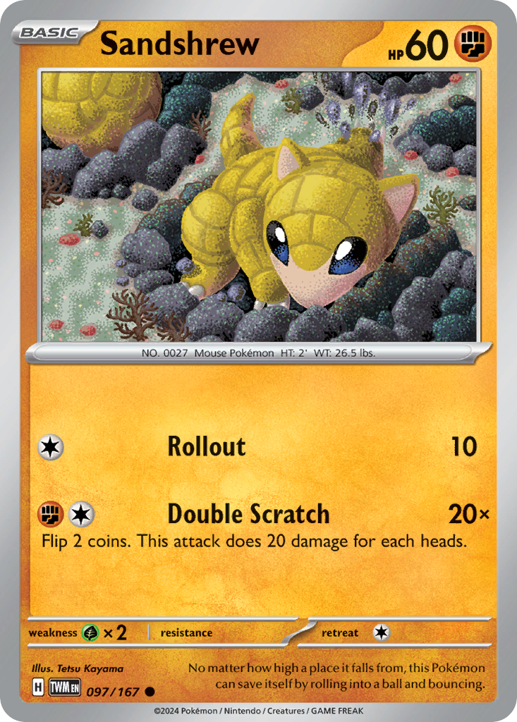 097/167 - Sandshrew - [Common] - Reverse Holo