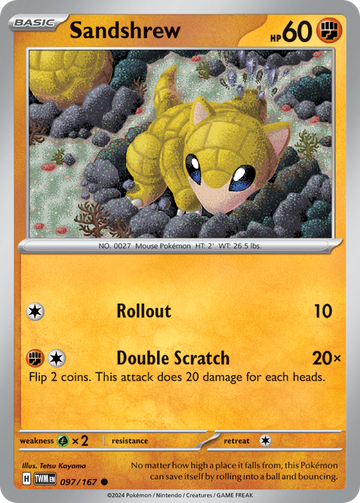 097/167 - Sandshrew - [Common] - Reverse Holo