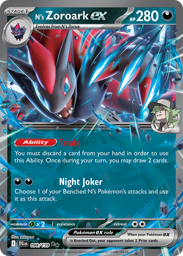 098/159 - N's Zoroark ex - [Double Rare]