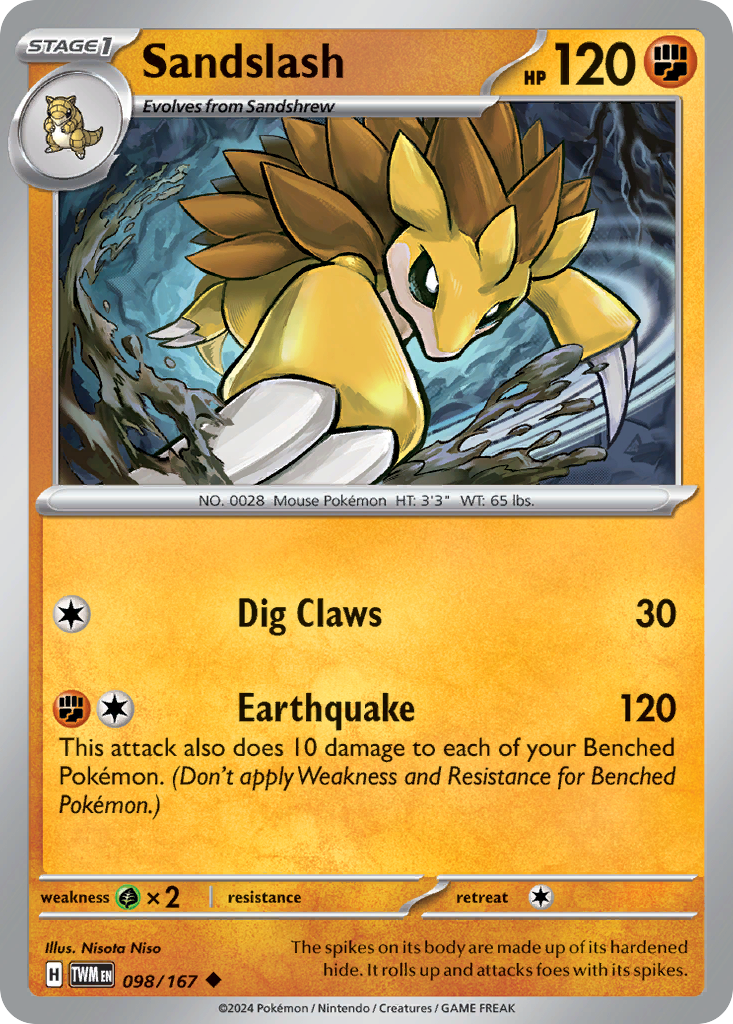 098/167 - Sandslash - [Uncommon]