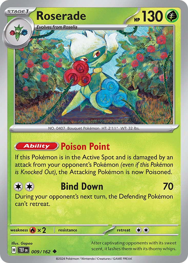 009/162 - Roserade - [Uncommon] - Reverse Holo