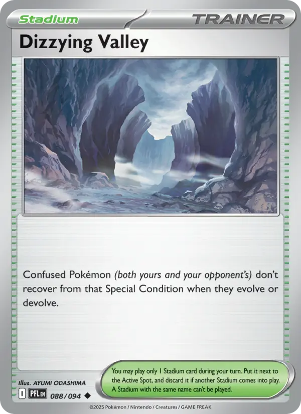 Losse Pokémonkaart 088/094 - Dizzying Valley - Phantasmal Flames - [Uncommon]