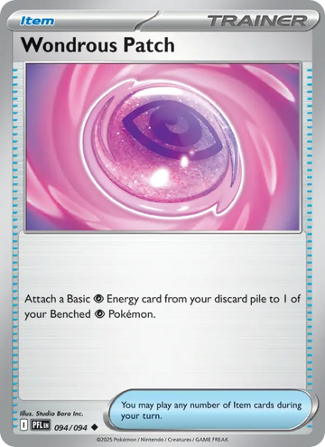 Losse Pokémonkaart 094/094 - Wondrous Patch - Phantasmal Flames - [Uncommon]