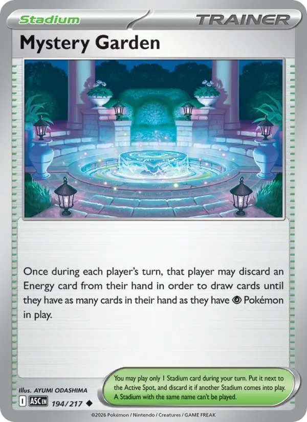 Losse Pokémonkaart 194/217 - Mystery Garden - Ascended Heroes - [Uncommon] - Reverse Holo