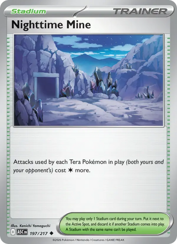 Losse Pokémonkaart 197/217 - Nighttime Mine - Ascended Heroes - [Uncommon]