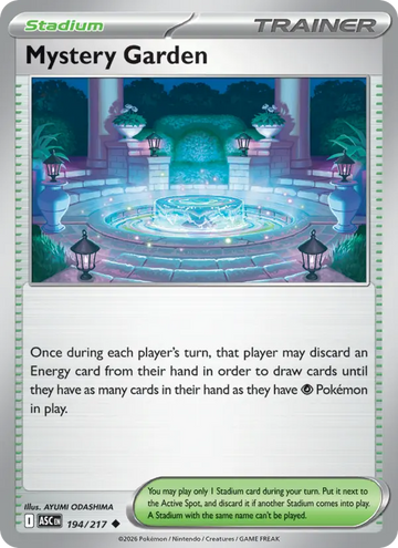 Losse Pokémonkaart 194/217 - Mystery Garden - Ascended Heroes - [Uncommon]