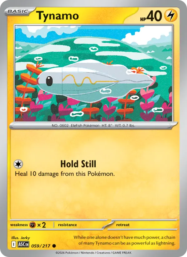 Losse Pokémonkaart 059/217 - Tynamo - Ascended Heroes - [Common]