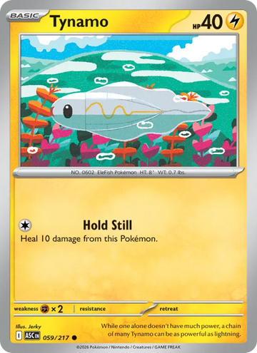Losse Pokémonkaart 059/217 - Tynamo - Ascended Heroes - [Common]