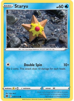 030/172 - Staryu - Reverse Holo - [Common]