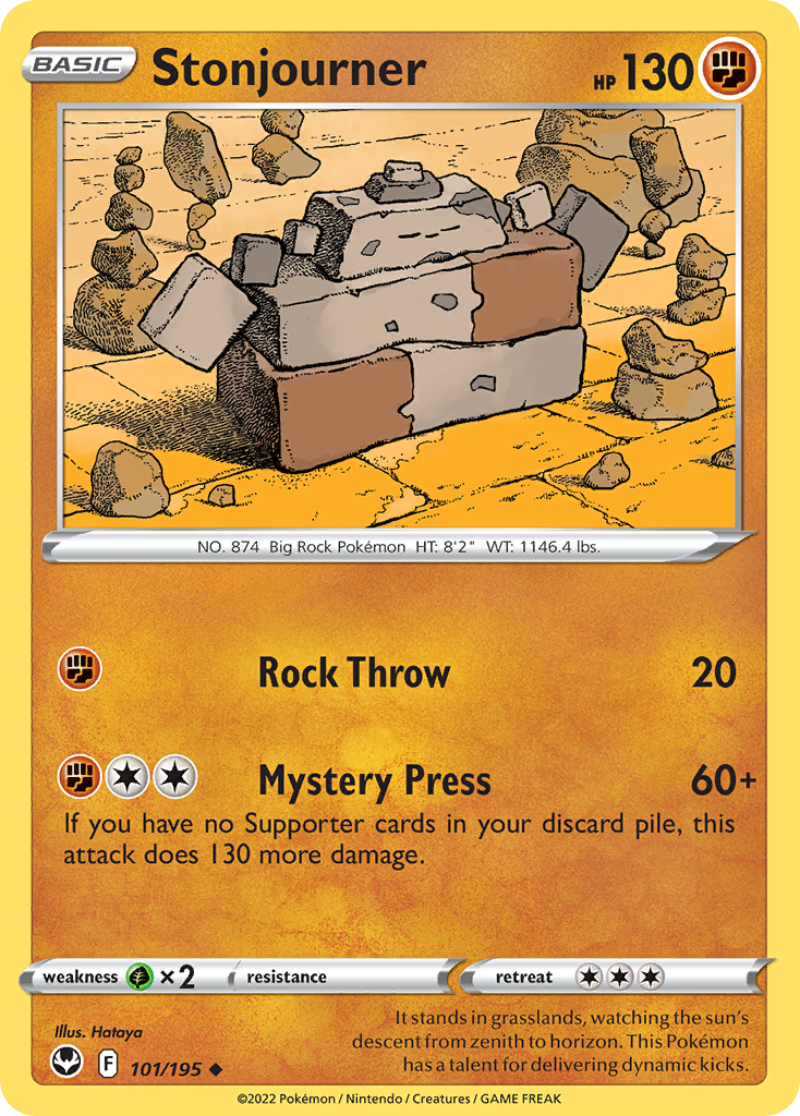 101/195 - Stonjourner - [Uncommon] - Reverse Holo
