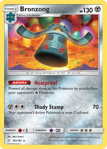 101/181 - Bronzong - [Rare]