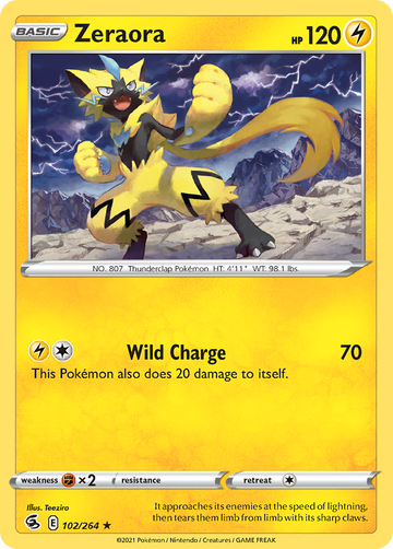 102/264 - Zeraora - [Rare]