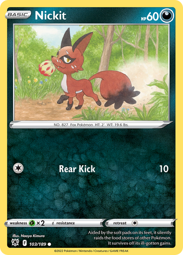 103/189 - Nickit - Reverse Holo - [Common]