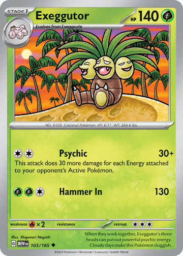 103/165 - Exeggutor - [Uncommon]