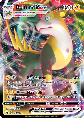 104/264 - Boltund VMAX - [Rare Holo VMAX]