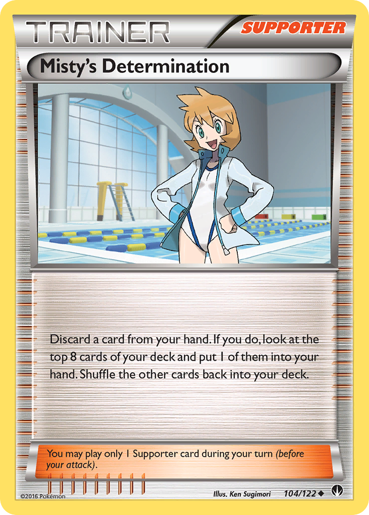 104/122 - Misty's Determination - [Uncommon]