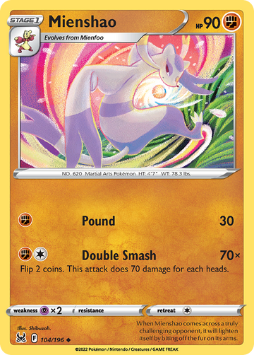 104/196 - Mienshao - [Uncommon]