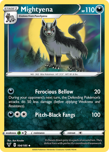 104/185 - Mightyena - [Uncommon]