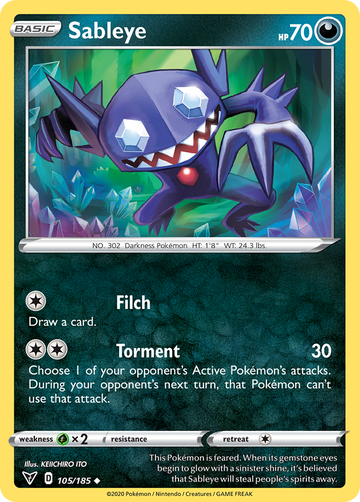 105/185 - Sableye - [Uncommon]