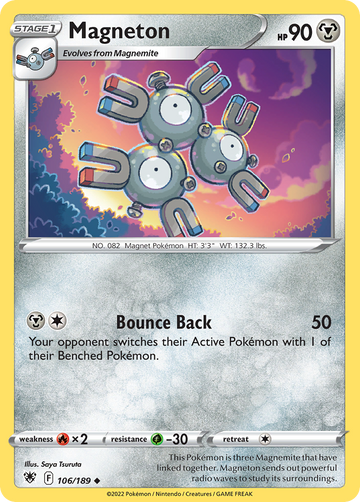 106/189 - Magneton - Reverse Holo - [Uncommon]