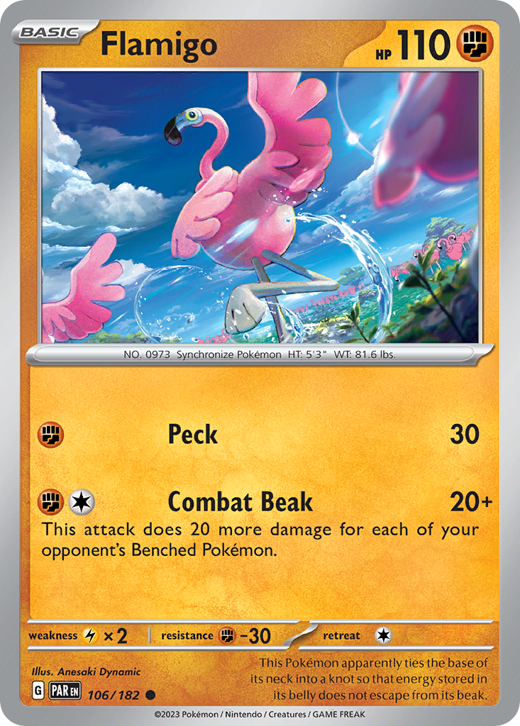 106/182 - Flamigo - [Common]-Pokemeister