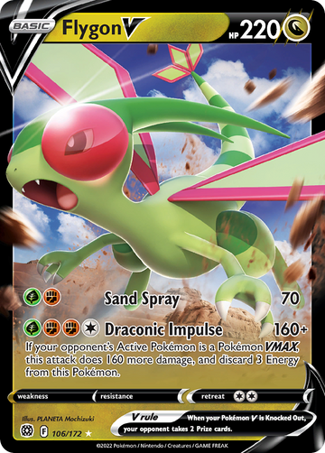 106/172 - Flygon V - [Rare Holo V]