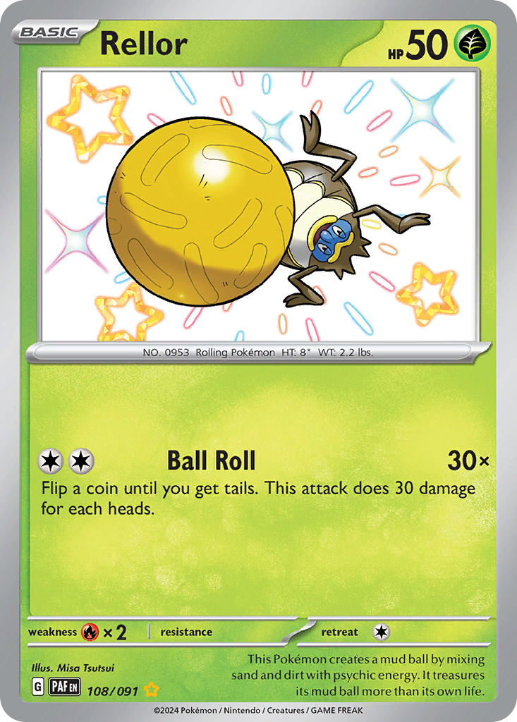 108/091 - Rellor - [Shiny Rare]