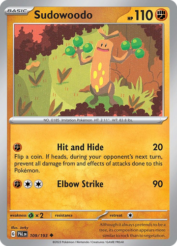 109/193 - Sudowoodo - [Uncommon]