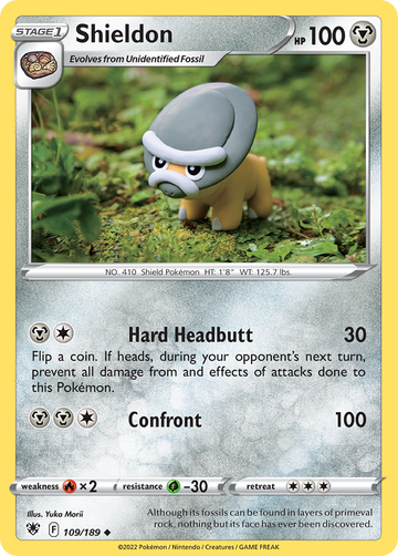 109/189 - Shieldon - Reverse Holo - [Uncommon]